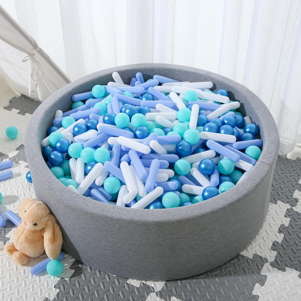 Bolas para piscina de bolas STARBOLO para niños - Paquete de 150, 2...