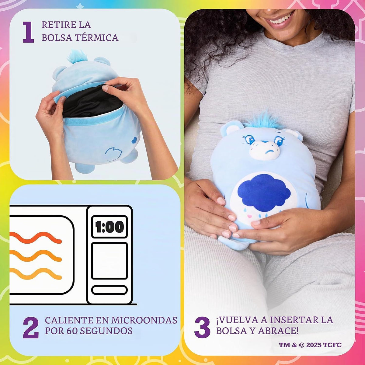 Happy Helpers Grumpy Bear - Almohadilla térmica de Relatable | Almo...
