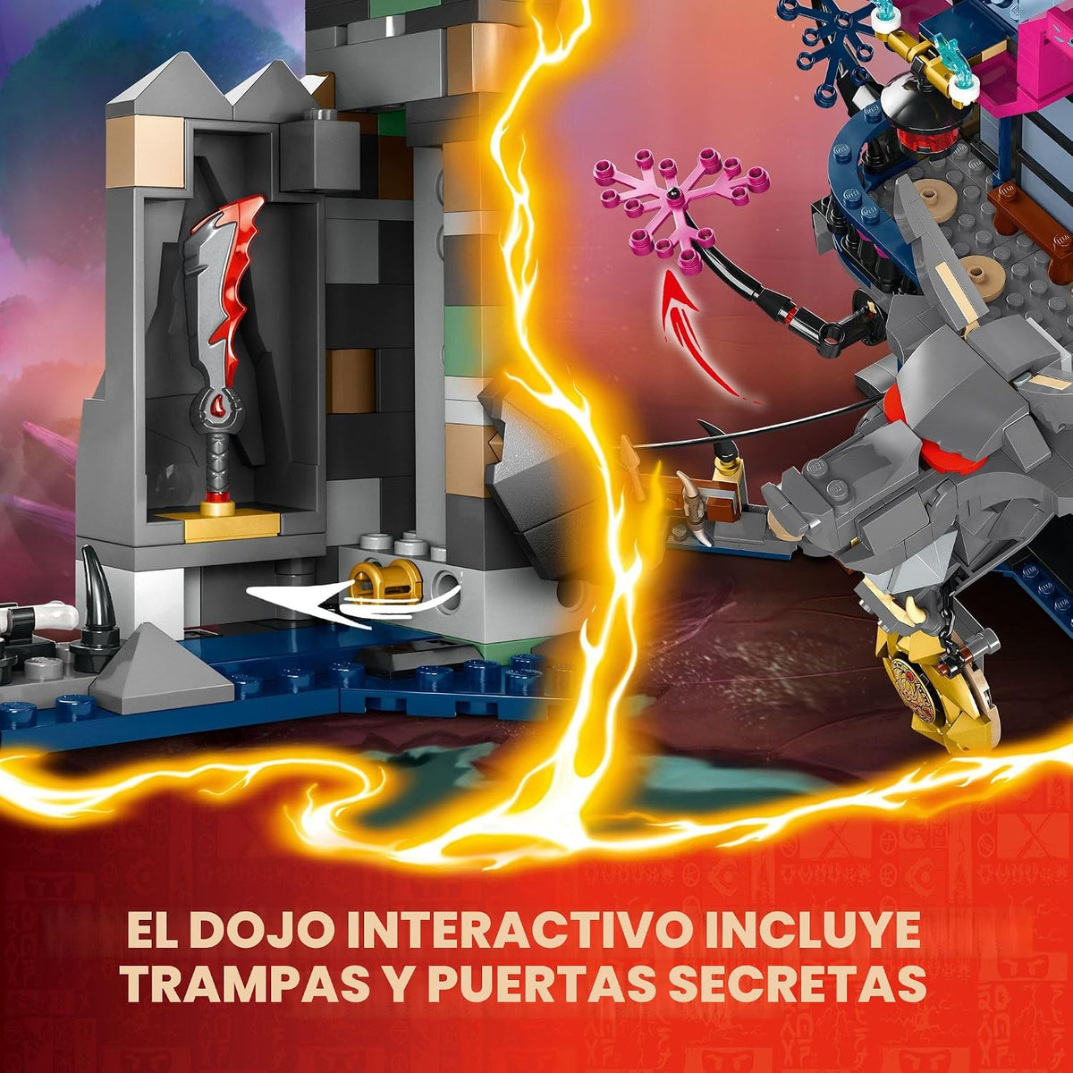 LEGO Ninjago Máscara de Lobo Sombra Dojo Juego de Construcción - Fi...