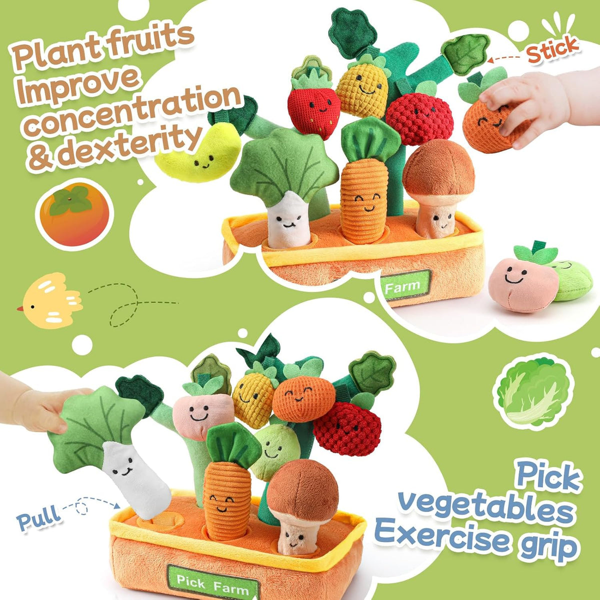Mini Tudou Juguetes para bebés de 6 a 12 meses, juguetes sensoriale...