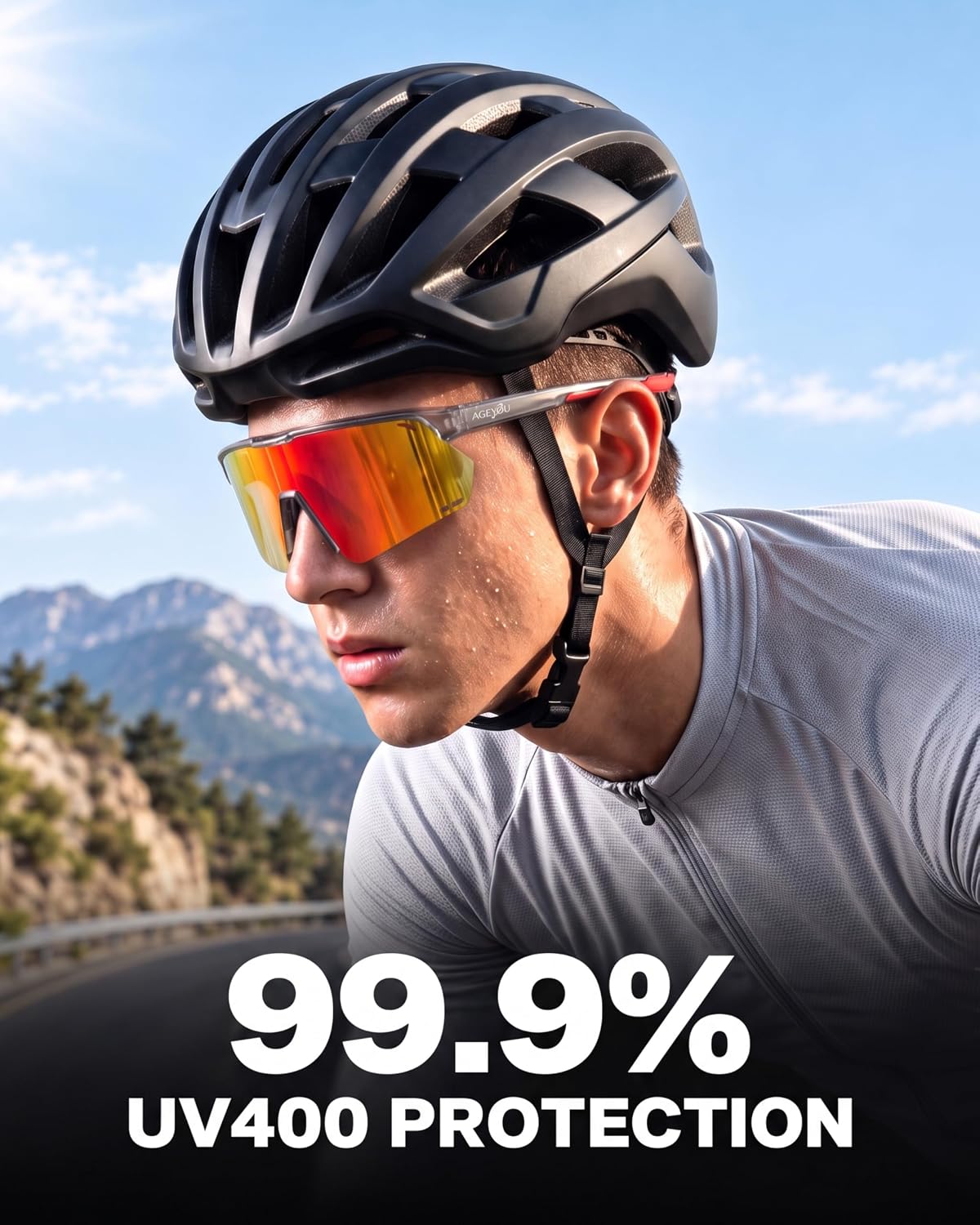 AGEYOU Gafas de sol deportivas polarizadas para hombres y mujeres |...