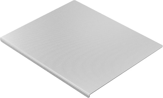 KORVOS Tabla de cortar de acero inoxidable, tablas de cortar de ace...