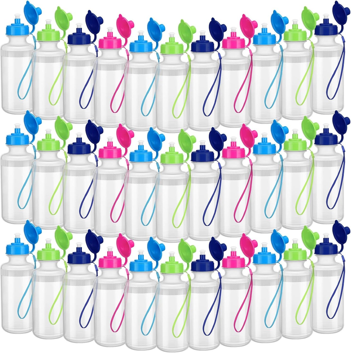 Ziliny 72 botellas de agua deportivas a granel de 20 onzas, botella...