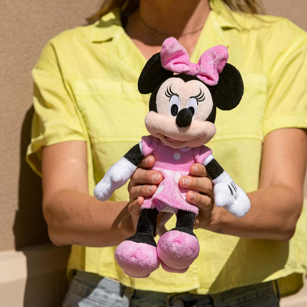 Minnie Disney Peluche Rosa de Frijoles de 11 Pulgadas