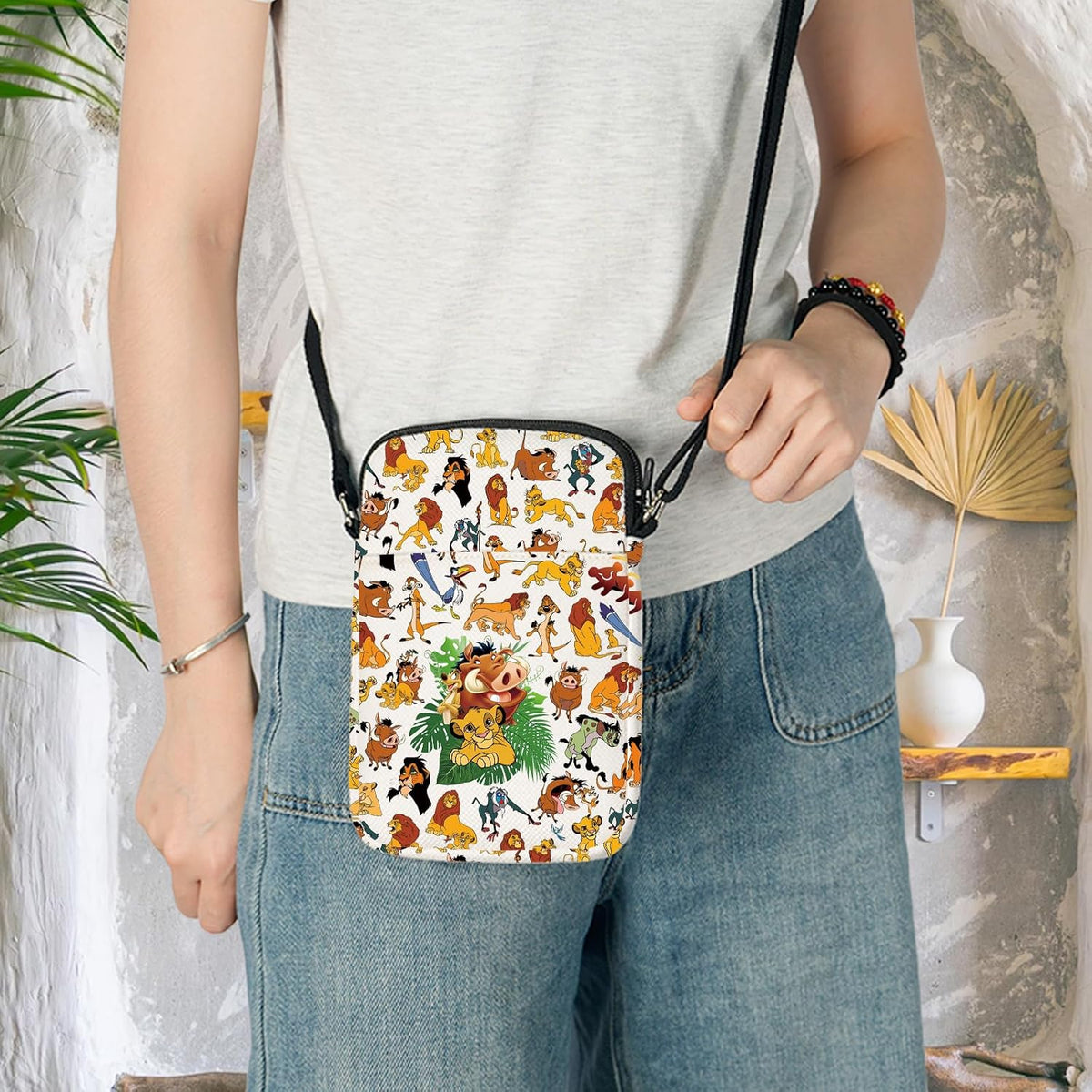 KEYCHIN Simba Lion Crossbody Bag Scar Fans Regalos Mufasa y Sarabi...