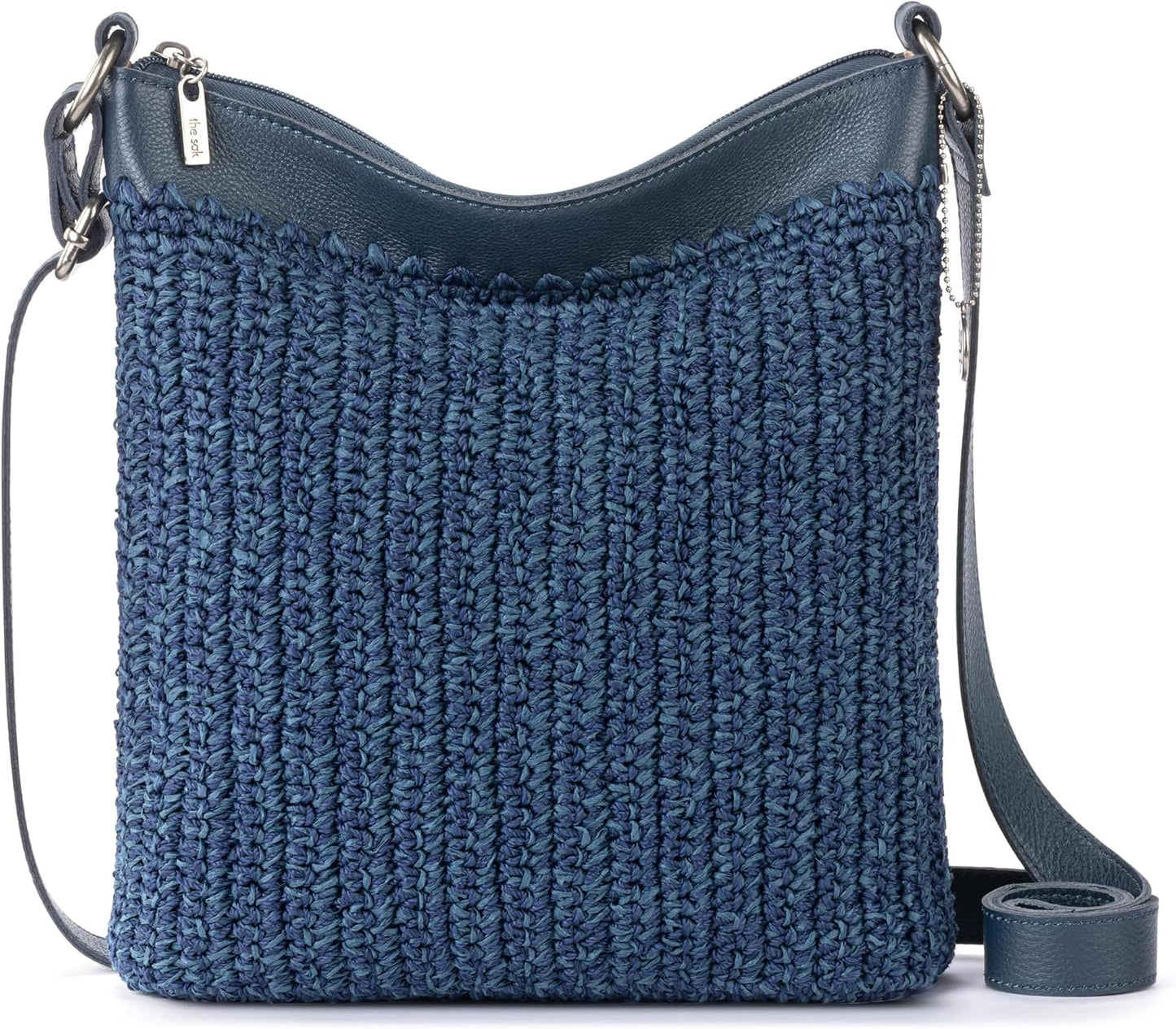 The Sak Lucia - Bolso cruzado de ganchillo, bolso convertible con c...