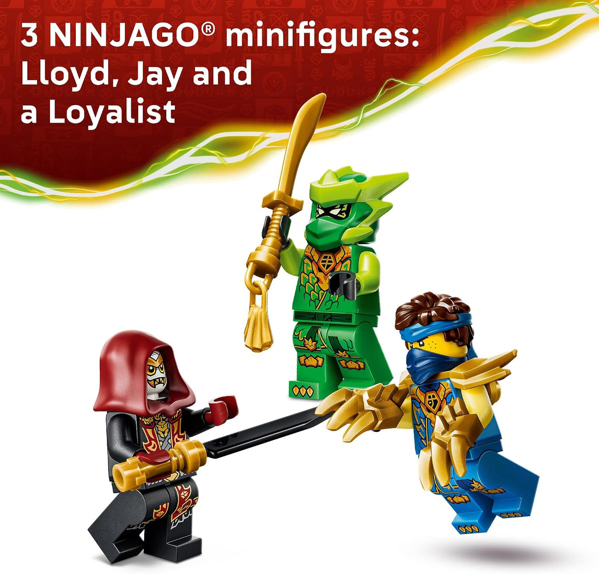 LEGO NINJAGO Paquete de batalla mecánico dragón de Lloyd 71862 | Ju...