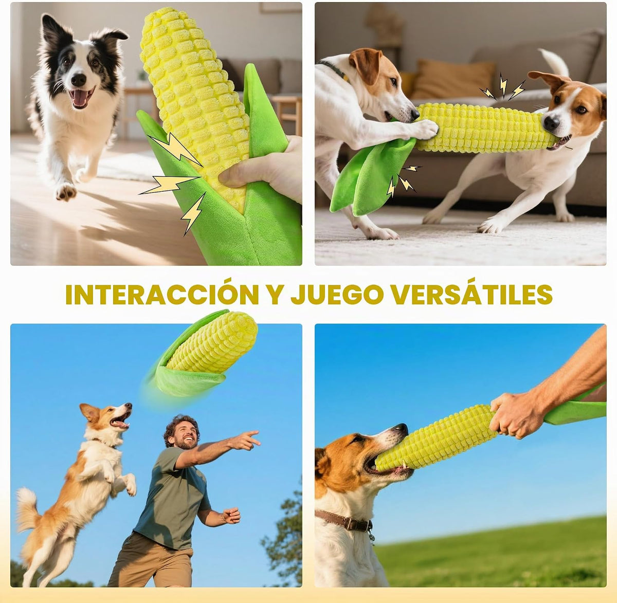 Vitscan Juguetes Resistentes para Perros para Masticadores No Agres...