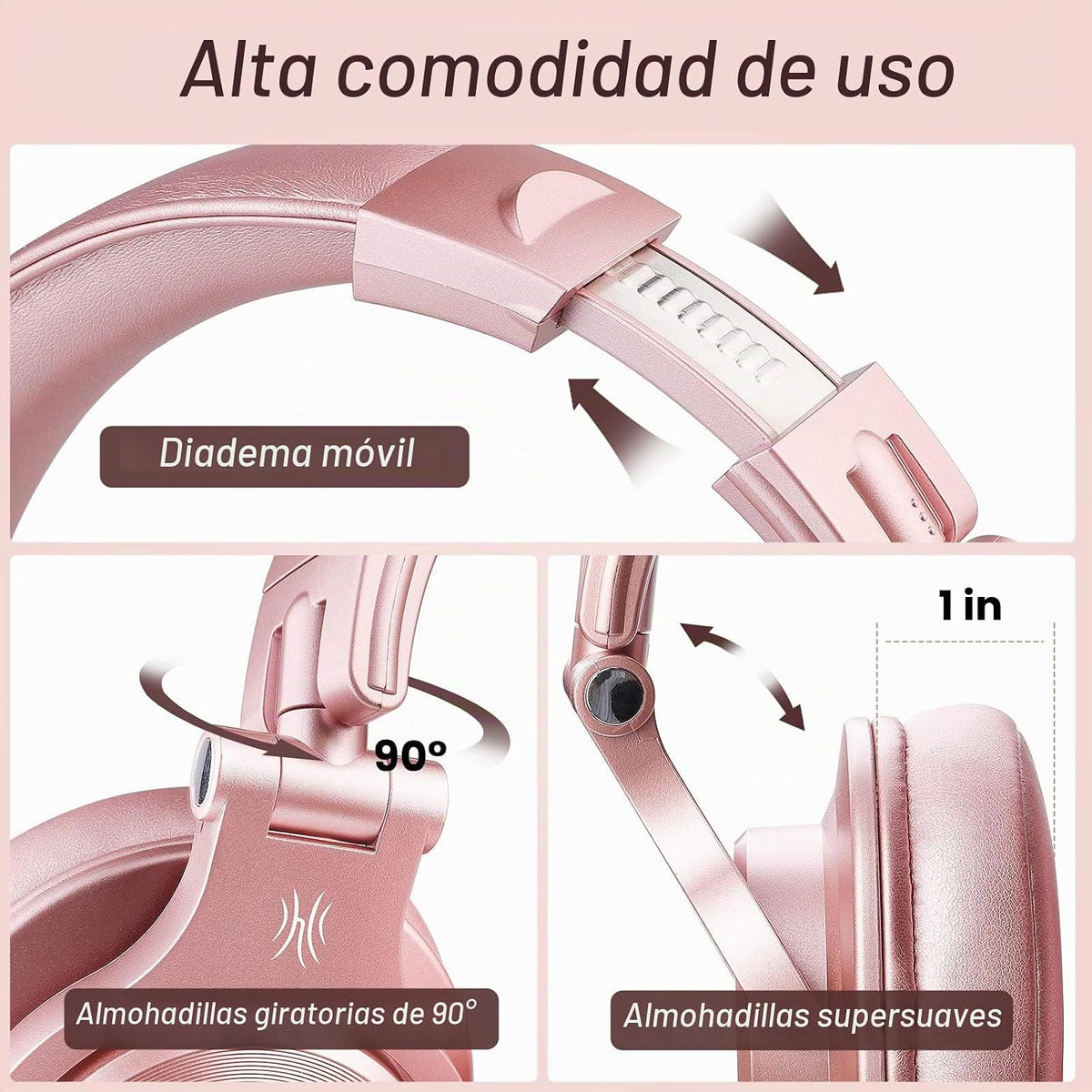 OneOdio A70 Auriculares Bluetooth para oído, auriculares inalámbric...