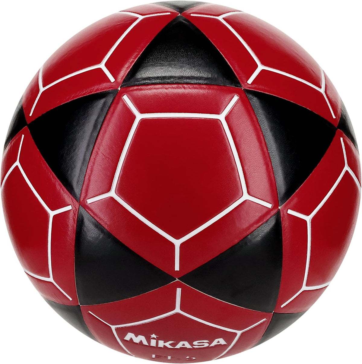 Mikasa FT5A-BKR-W Goal Master - Balón de fútbol, negro\/rojo, talla...