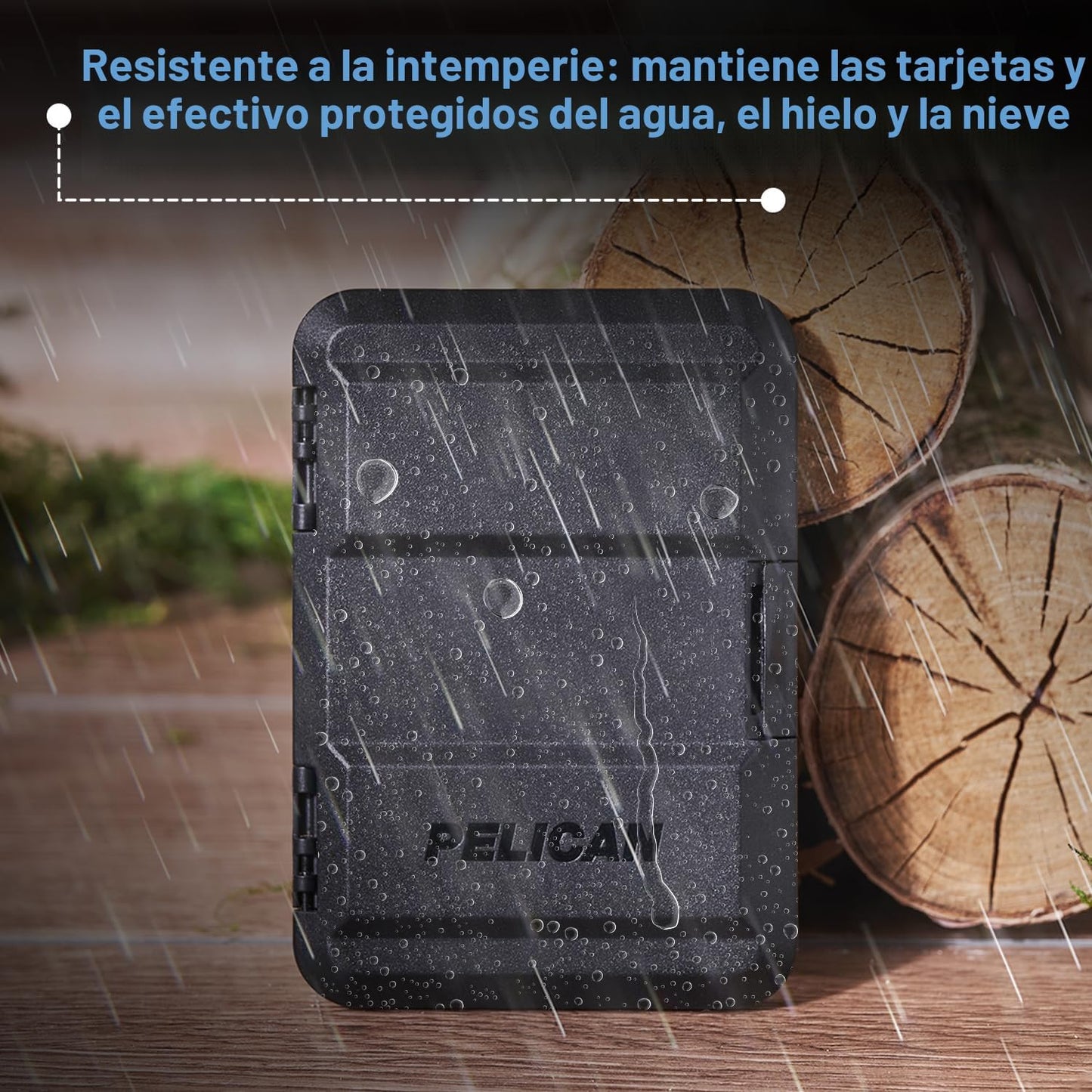 Pelican MagSafe Wallet para iPhone - Cartera magnética delgada para...