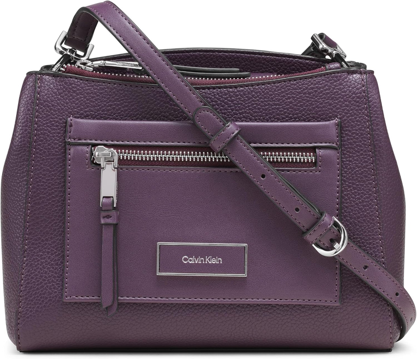 Calvin Klein Bolso bandolera Hadley con tres compartimentos para mujer