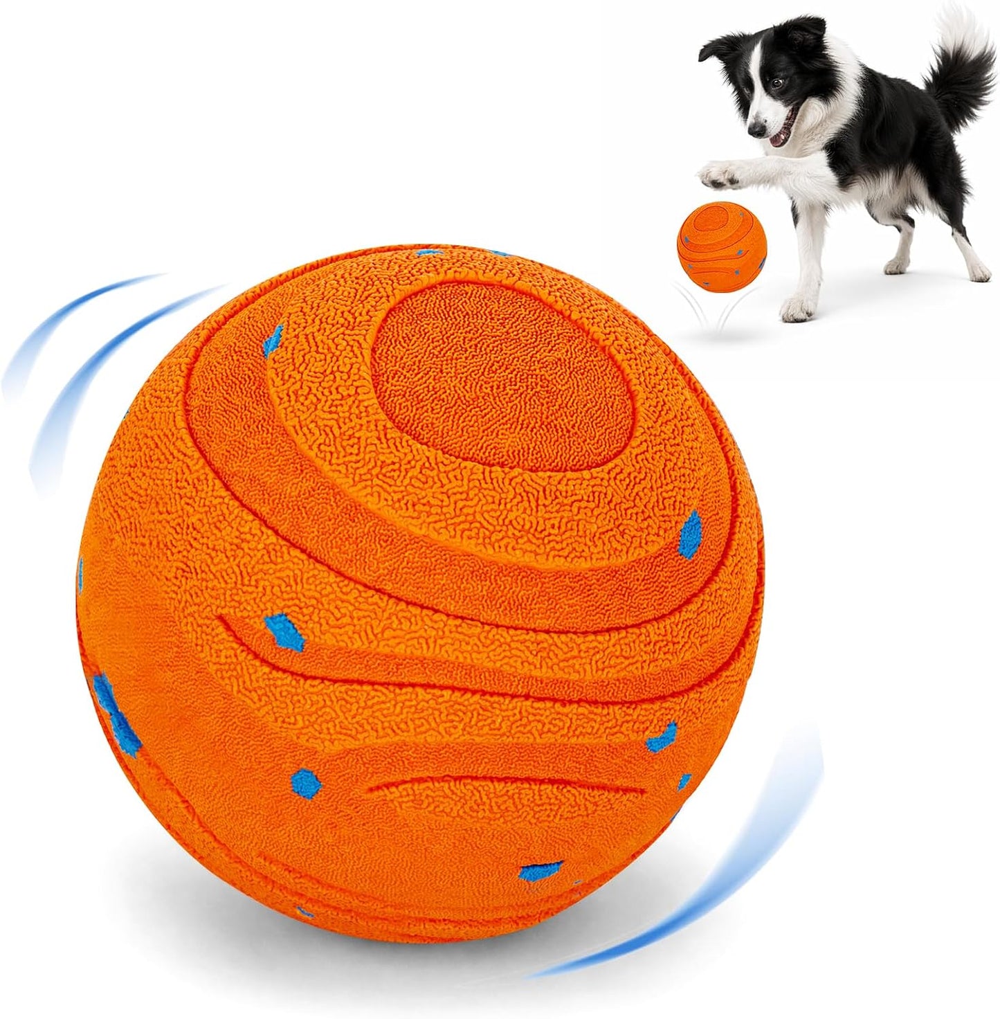 Pelota de juguetes inteligentes interactivos para perros, movimient...