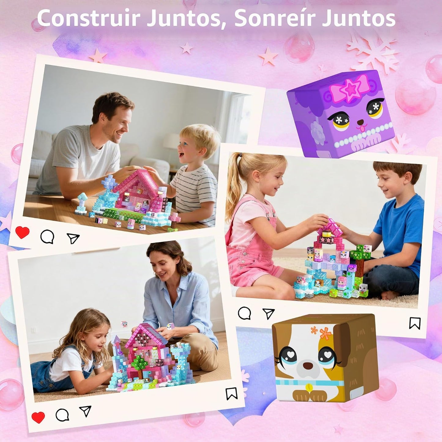 GobiDex Bloques magnéticos de 100 piezas para niños, juego de bloqu...