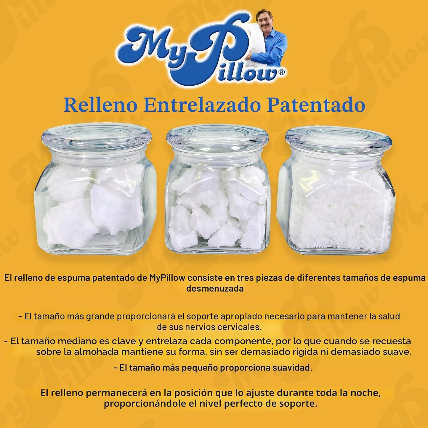 Almohadas MyPillow para dormir, de cama, tamaño estándar, paquete d...