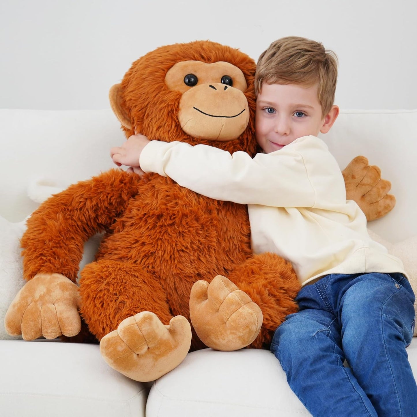 EEYQR Animales de Peluche de Mono Gigante, Juguete de Peluche Grand...