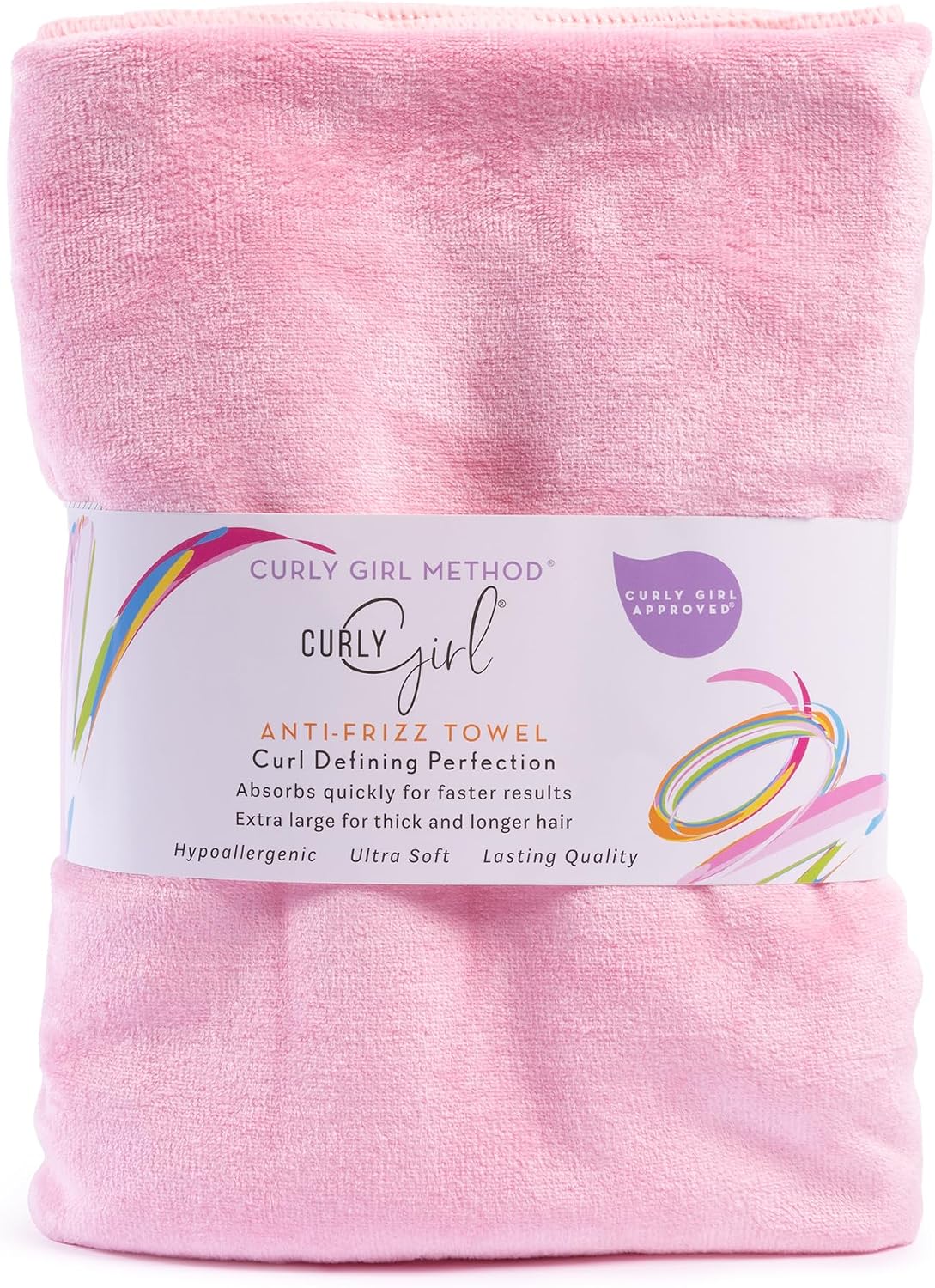 Toalla Curly Girl para Mujeres con Rizos, Anti-Encrespamiento, Abso...