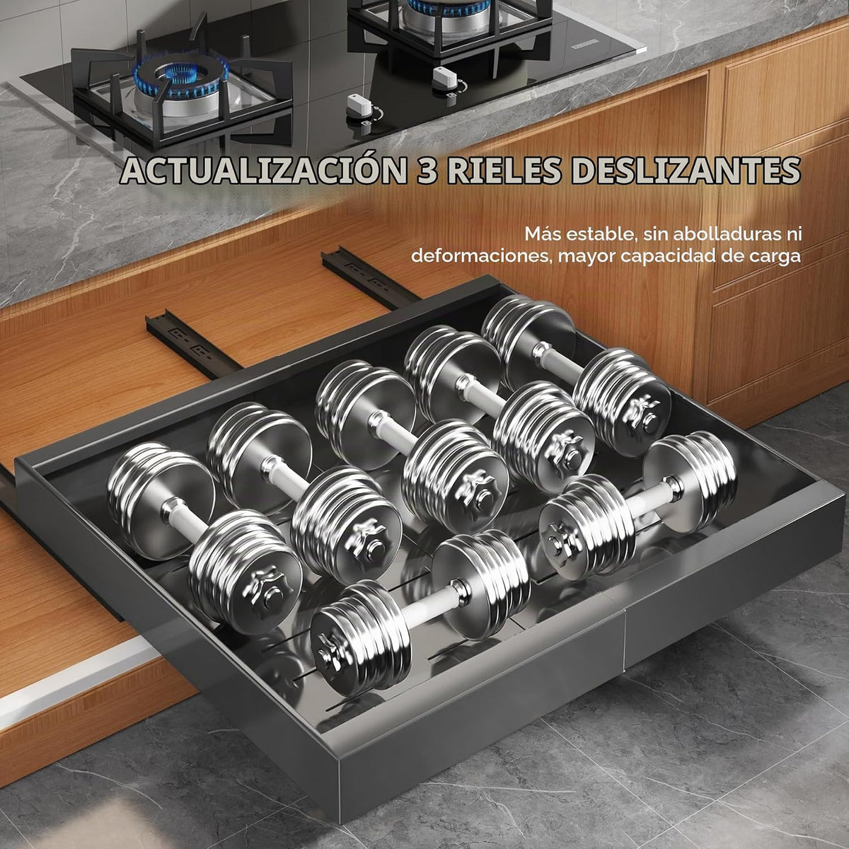 Seinloes Paquete de 4 Organizadores Expandibles (38.3 cm-66.8 cm) p...