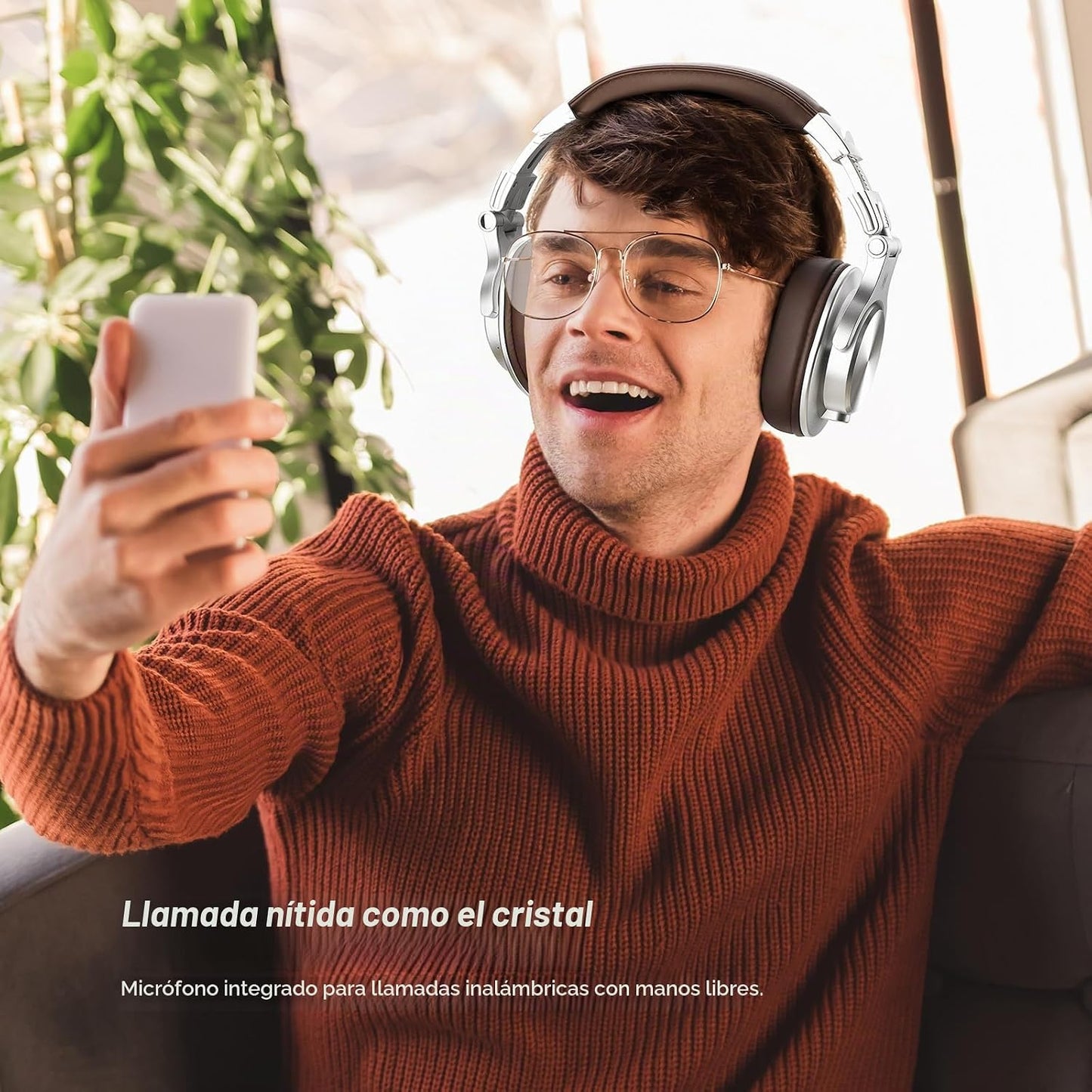 OneOdio A70 Auriculares Bluetooth para oído, auriculares inalámbric...