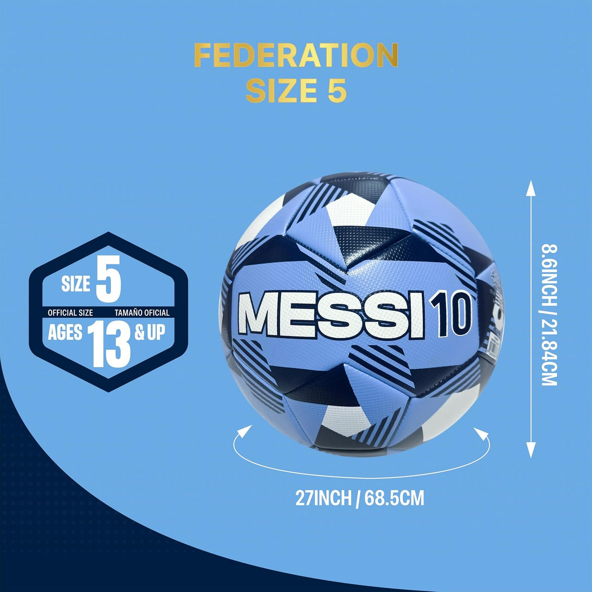 Icon Sports - Balón de fútbol oficialmente licenciado de la Asociac...