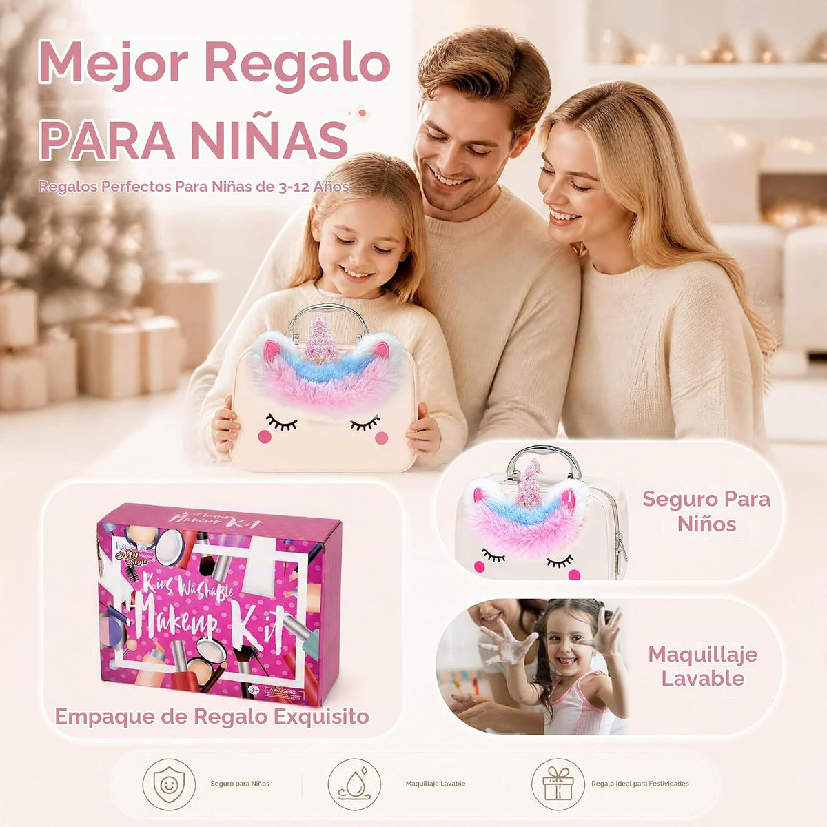 Juego de esmaltes de uñas para niñas, no tóxico, de secado rápido,...