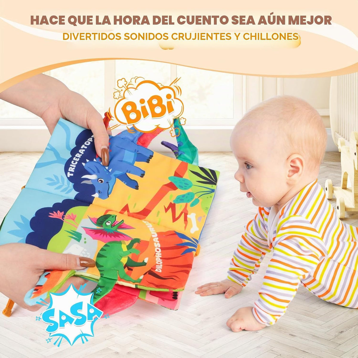 BBWOO Libro Blandito para Bebé - Juguete para Bebé - Regalo de Duch...