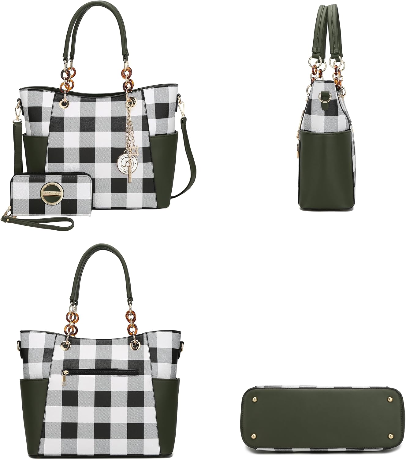J'OMOR by Mia Bolsa de mano para mujer, juego de bolso con cart...
