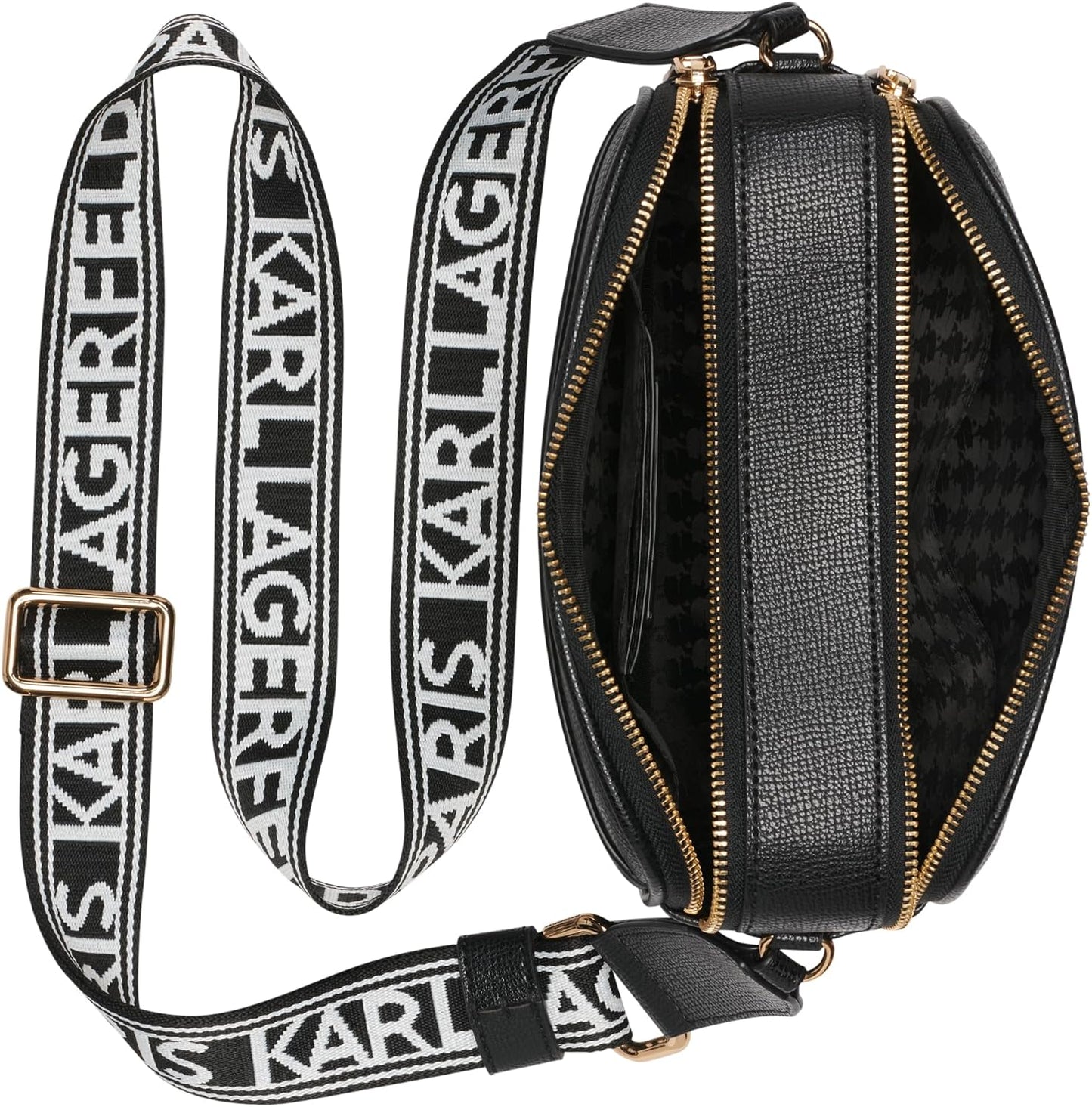 KARL LAGERFELD Bandolera lisa Maybelle con logo de mujer