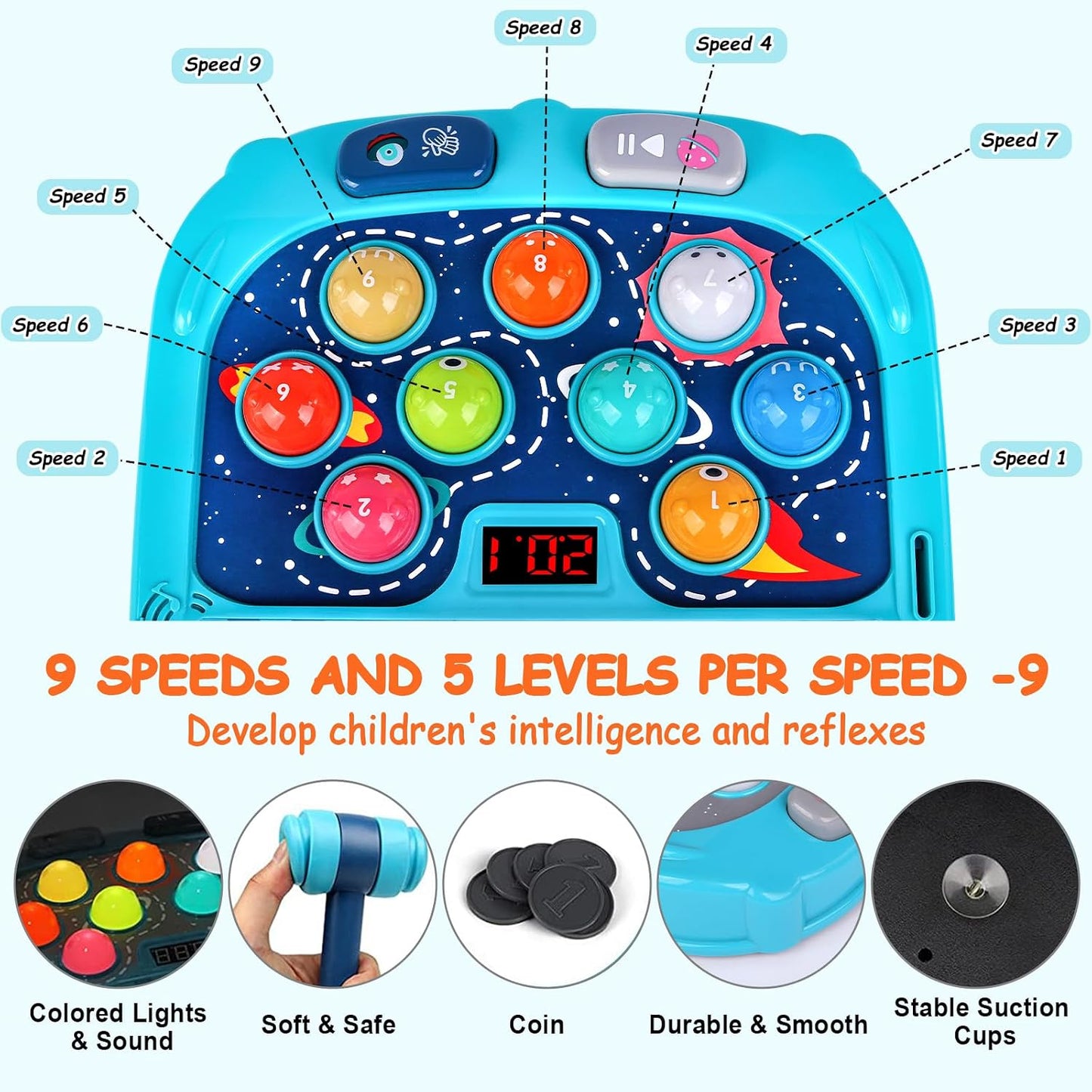Whack Game Mole, juguetes para niños de 3 a 12 años, regalo para ni...