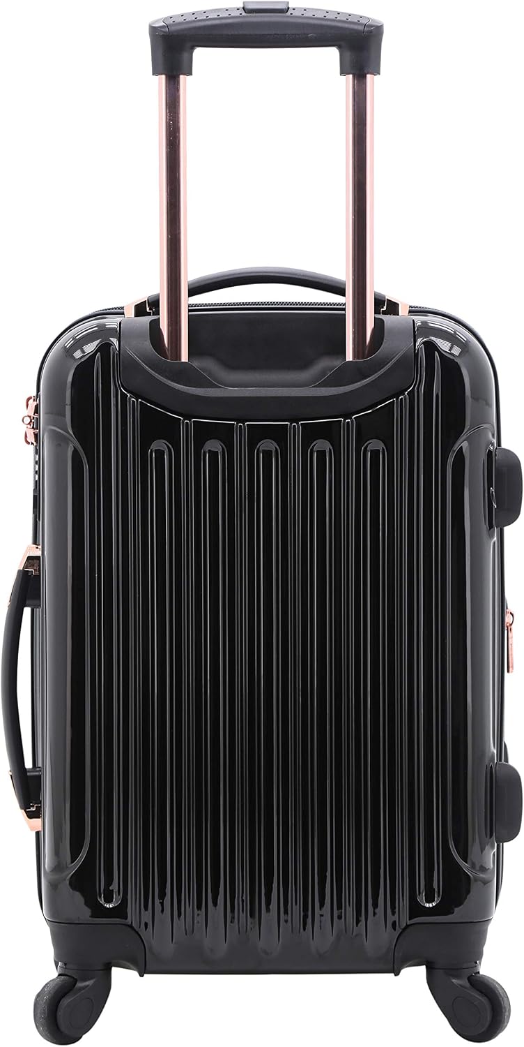 kensie Conjunto de equipaje Alma para mujer, Negro