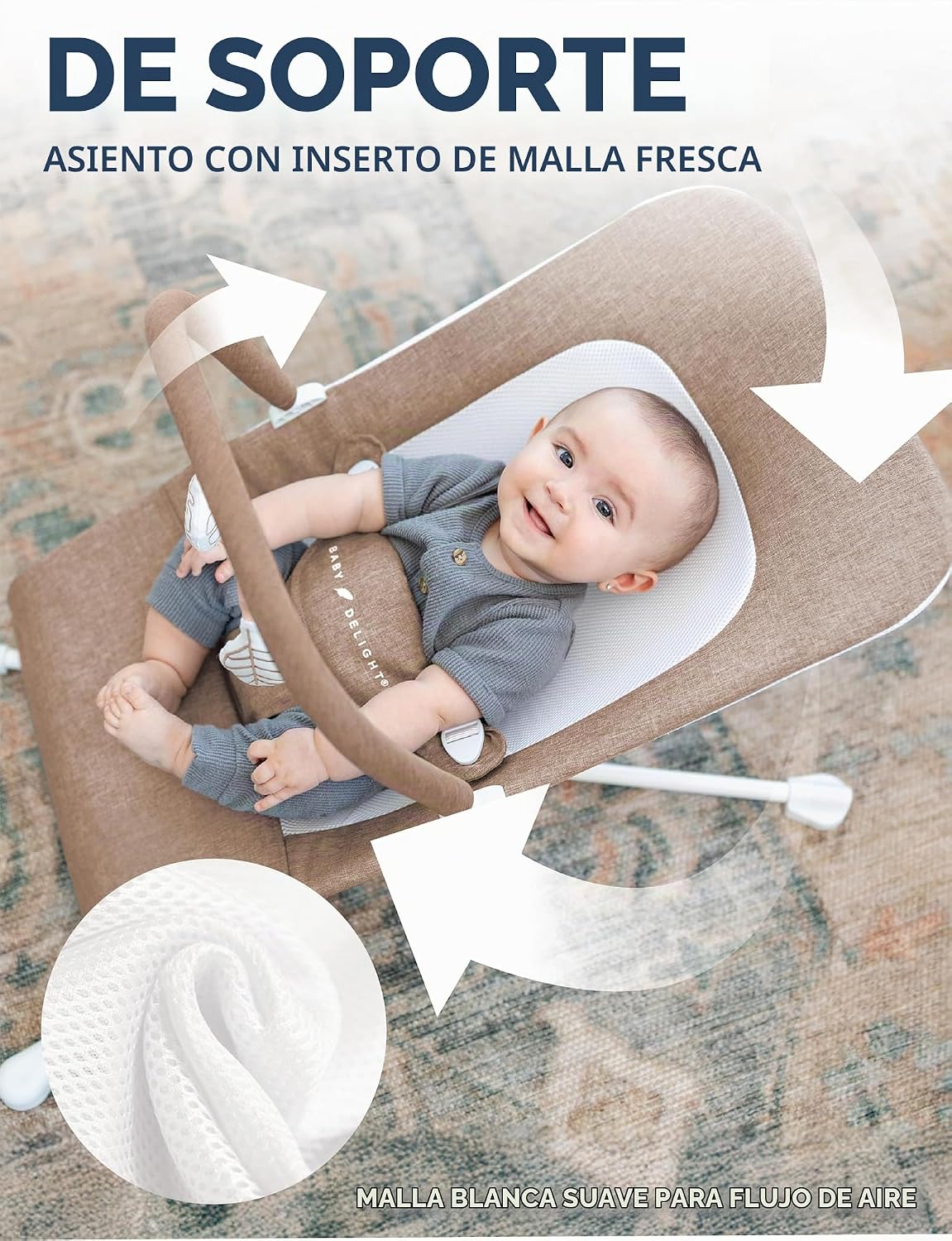 Baby Delight Highland Baby Bouncer | Infantil | 0 \u2013 6 meses |...