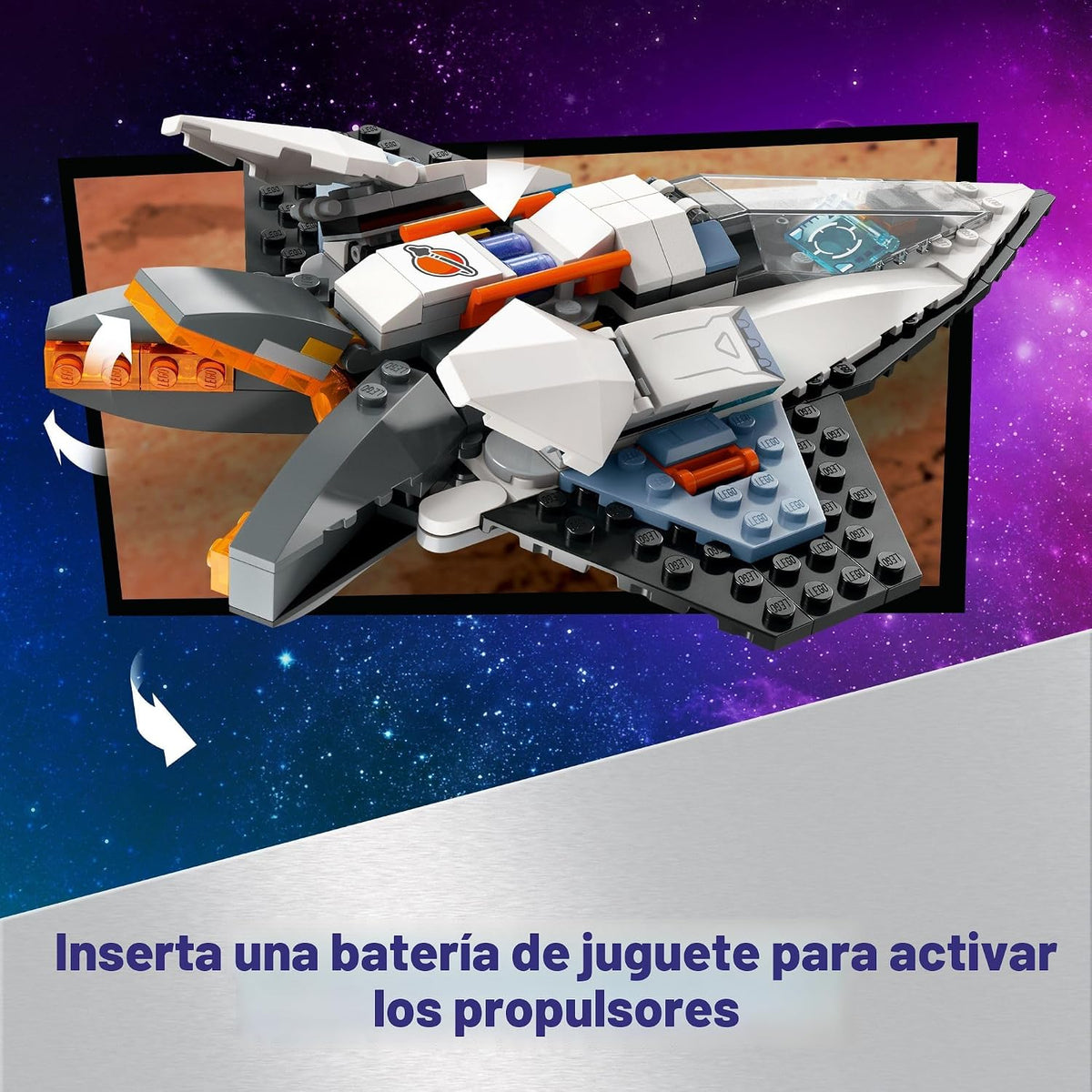 LEGO City Nave Espacial Interestelar de Juguete para Niños, Juego d...