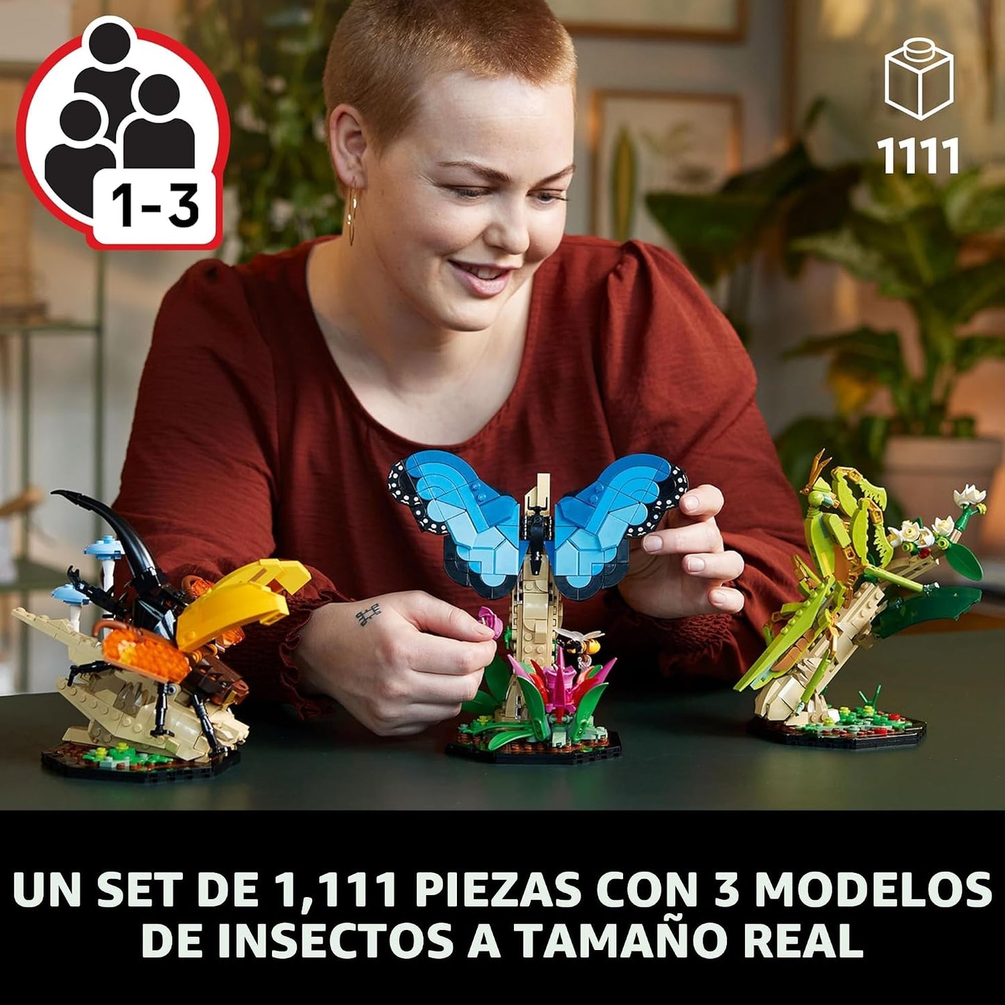 LEGO Ideas La Colección de Insectos, Divertido Regalo para Amantes...