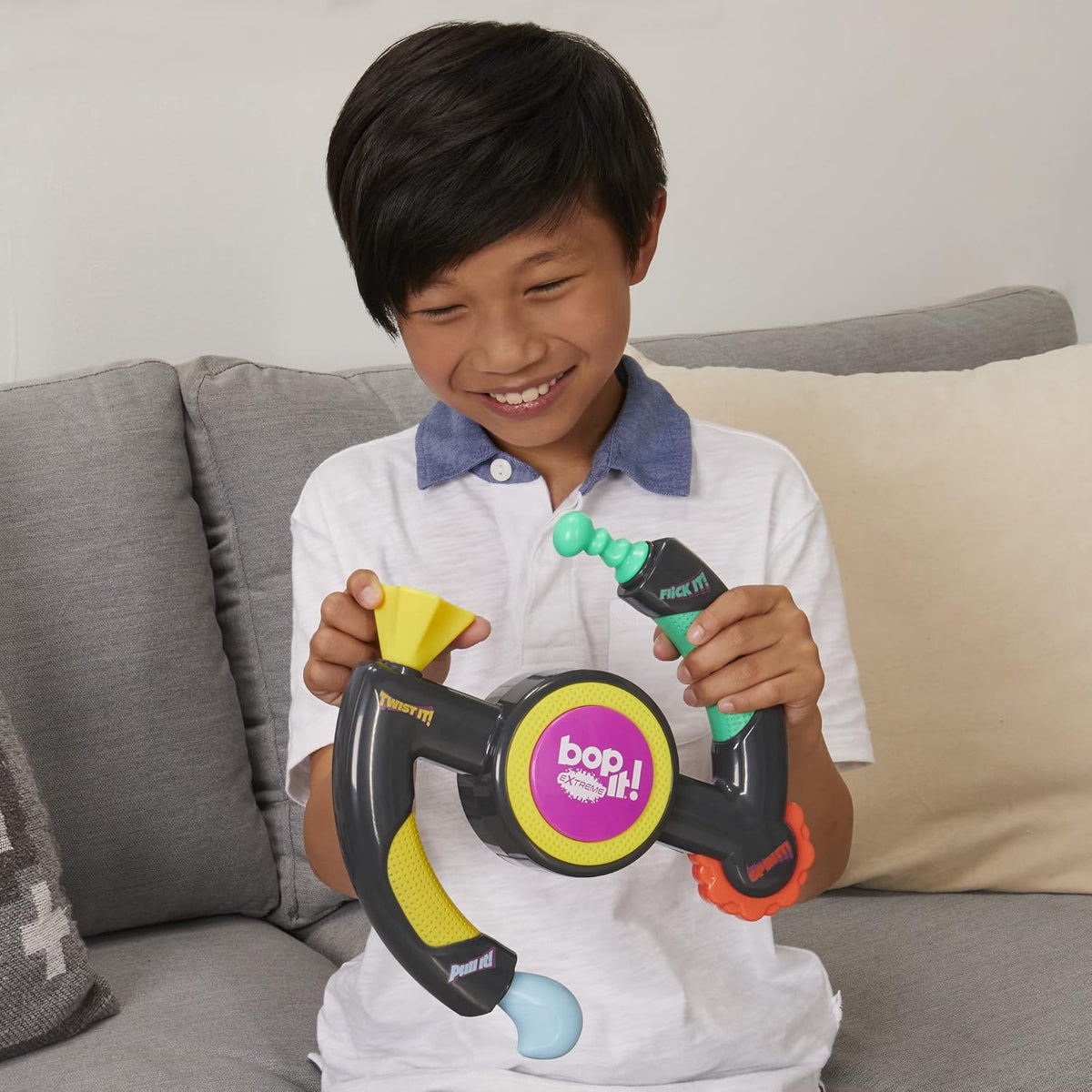 Hasbro Gaming Bop It Extreme - Juego electrónico para 1 o más jugad...