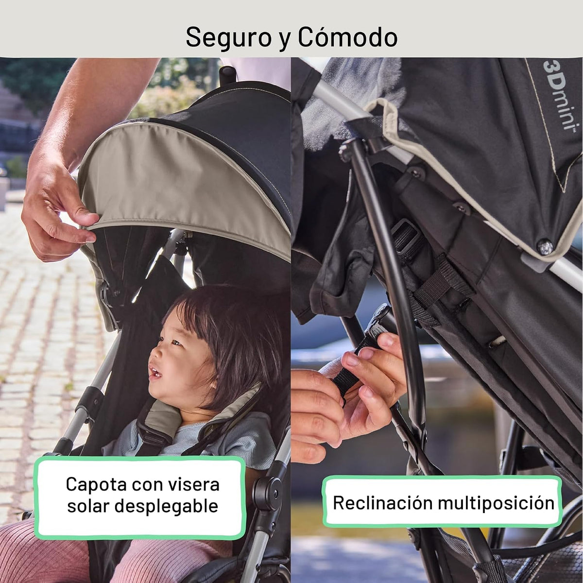 Ingenuity Mini cochecito 3D de conveniencia \u2013 Cochecito ligero...