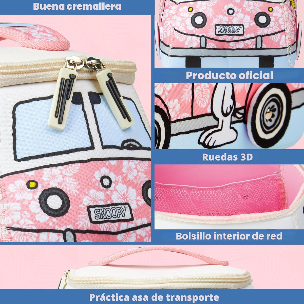 Get Trend Peanuts Snoopy - Neceser de aseo para mujeres, adolescent...