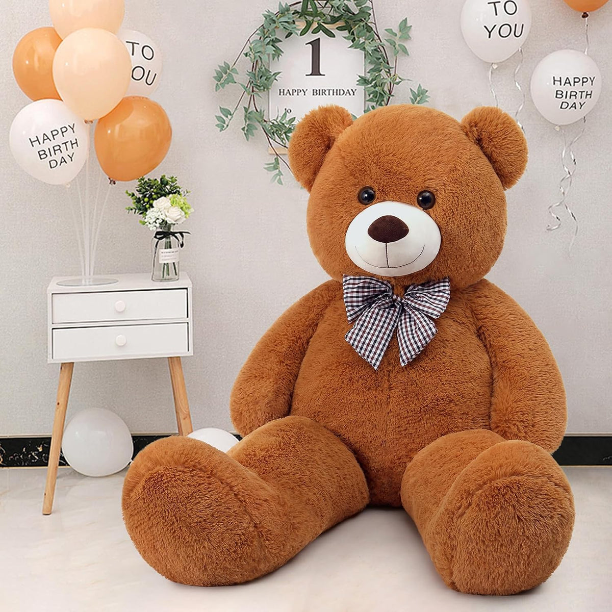 MaoGoLan - Oso de peluche gigante extra grande de 55 pulgadas, anim...