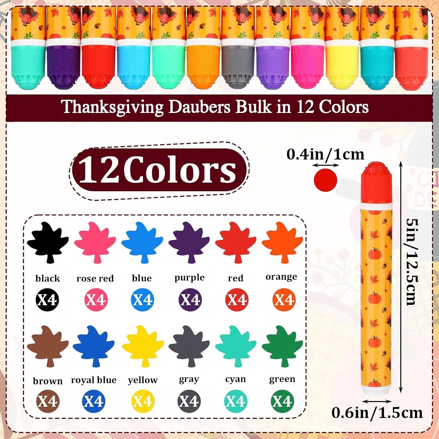 Eersida Paquete de 192 tarjetas de juego de bingo y juego de dauber...