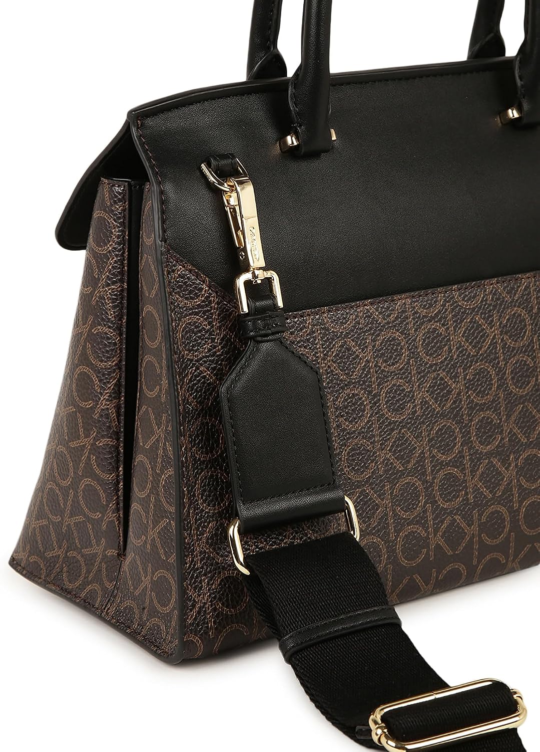Bolso Calvin Klein Becky con cierre de bloqueo giratorio para mujer...
