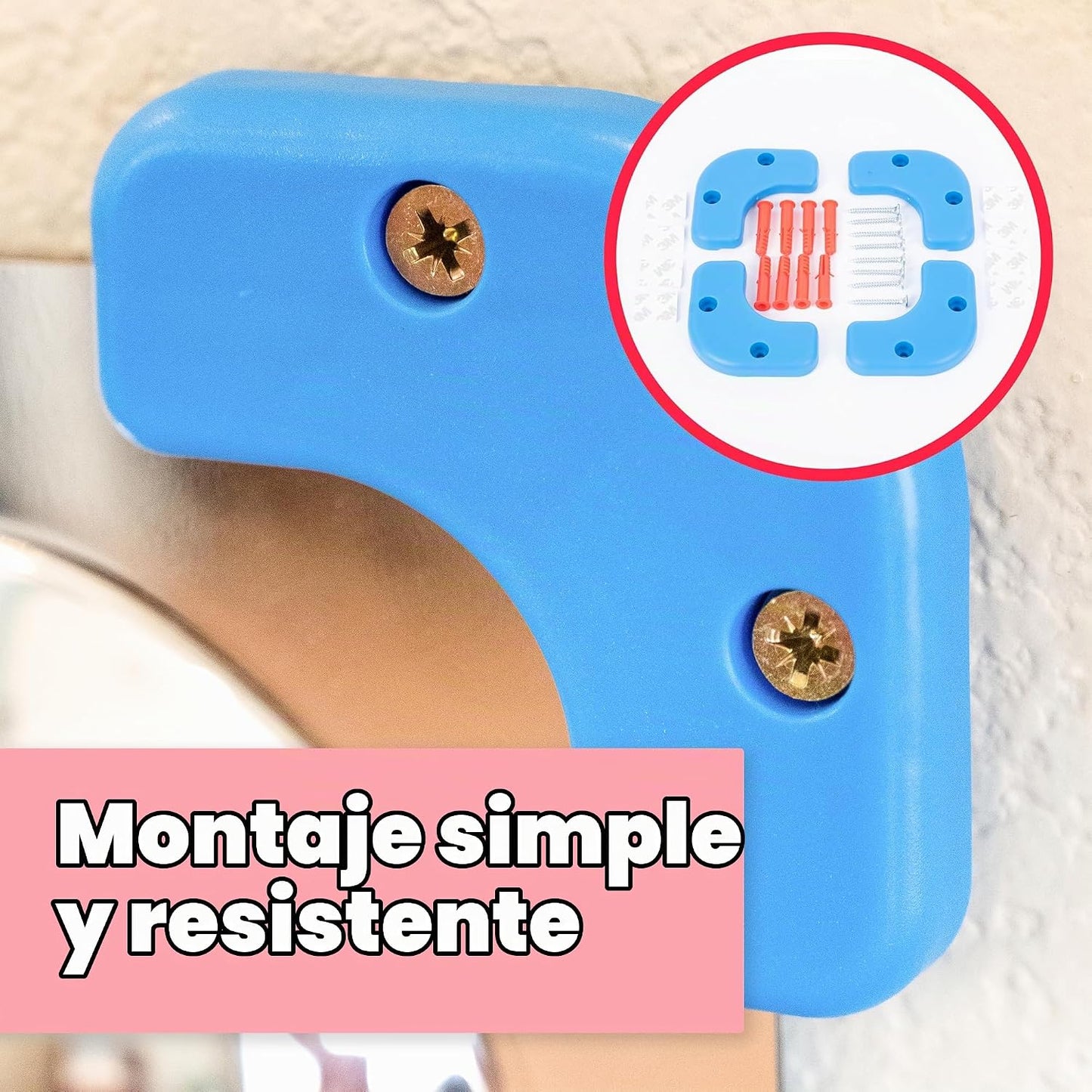 Spark &amp; Wow Espejo sensorial de pared para niños, grande, 4 bur...