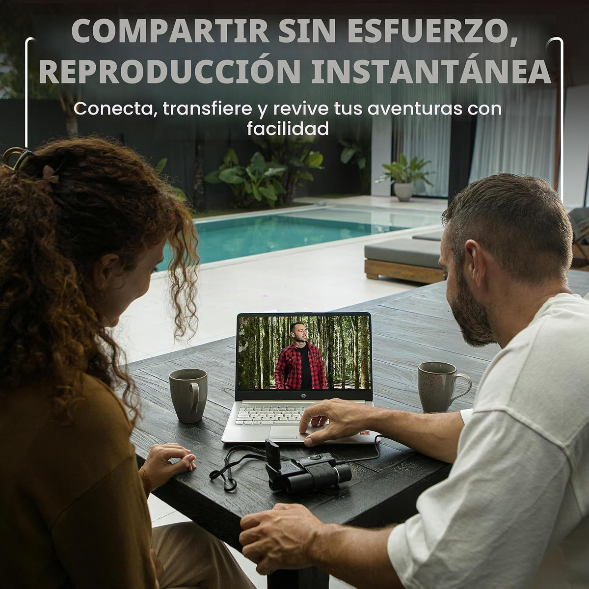 Minolta Binoculares digitales de 10 x 25 \u2013 Cámara de video 4K...