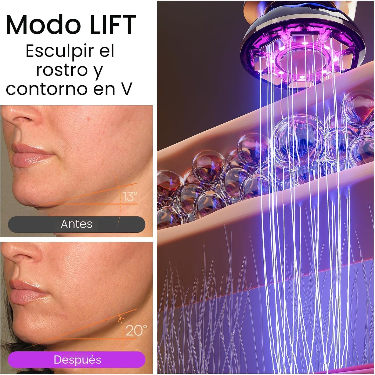 INIA Dispositivo de belleza para la cara | Ayuda a reducir la hinch...
