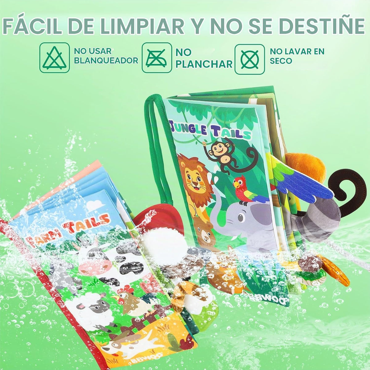 BBWOO Juguete suave para bebé, regalo de ducha para niño recién nac...