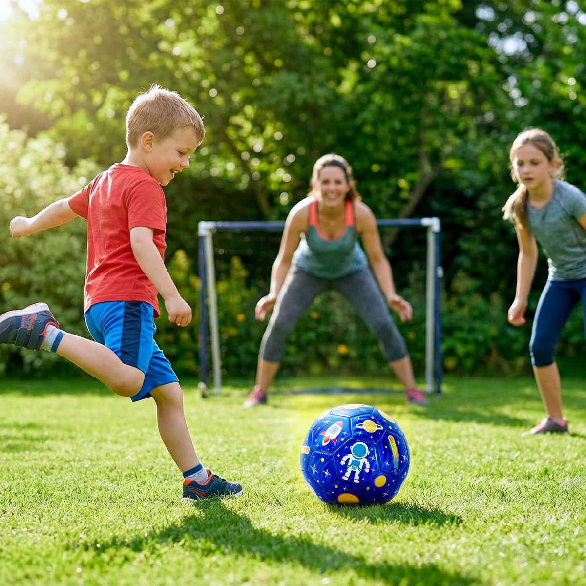 Balón de fútbol tamaño 4, tamaño 3, tamaño 2 con bomba desinflada,...