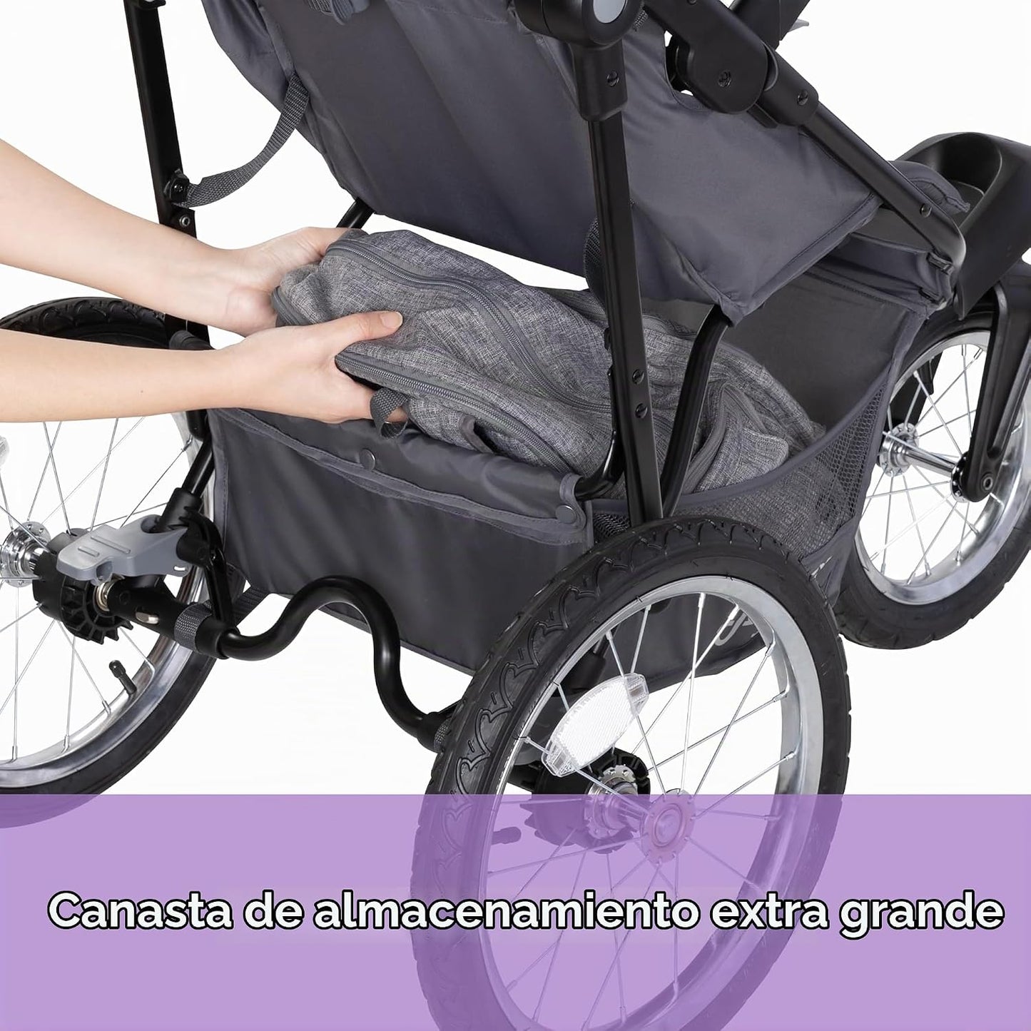 Baby Trend Sistema de Viaje Journey Jogger, Gris Estelar