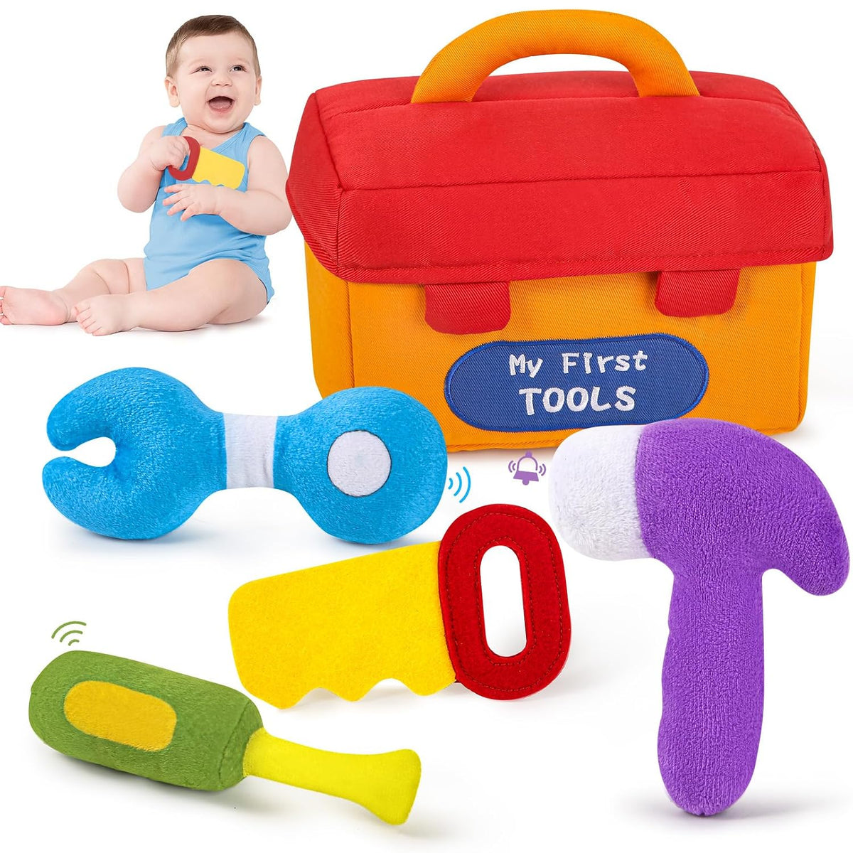 KMUYSL - Juguetes de peluche para bebés de 0 a 6 a 12 meses, mis pr...