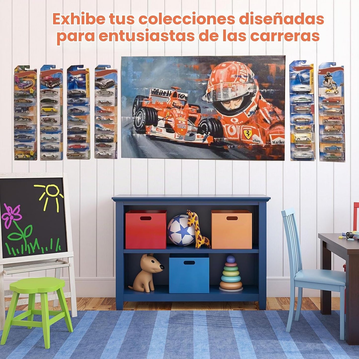 Vitrina de 10 piezas para autos modelo empaquetados para Hot Wheels...