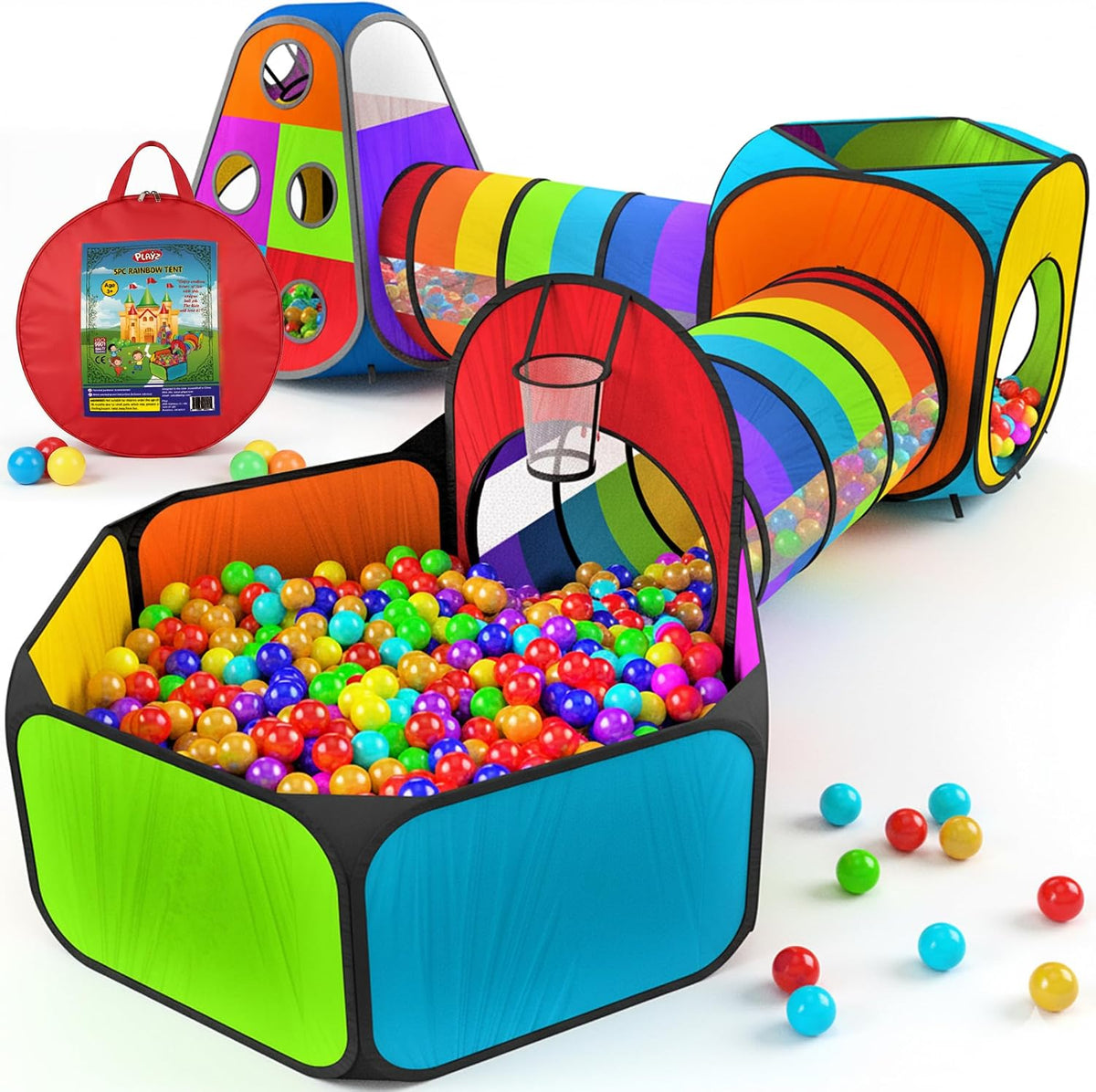 Playz 5 piezas de tiendas de campaña y túneles para niños - Piscina...