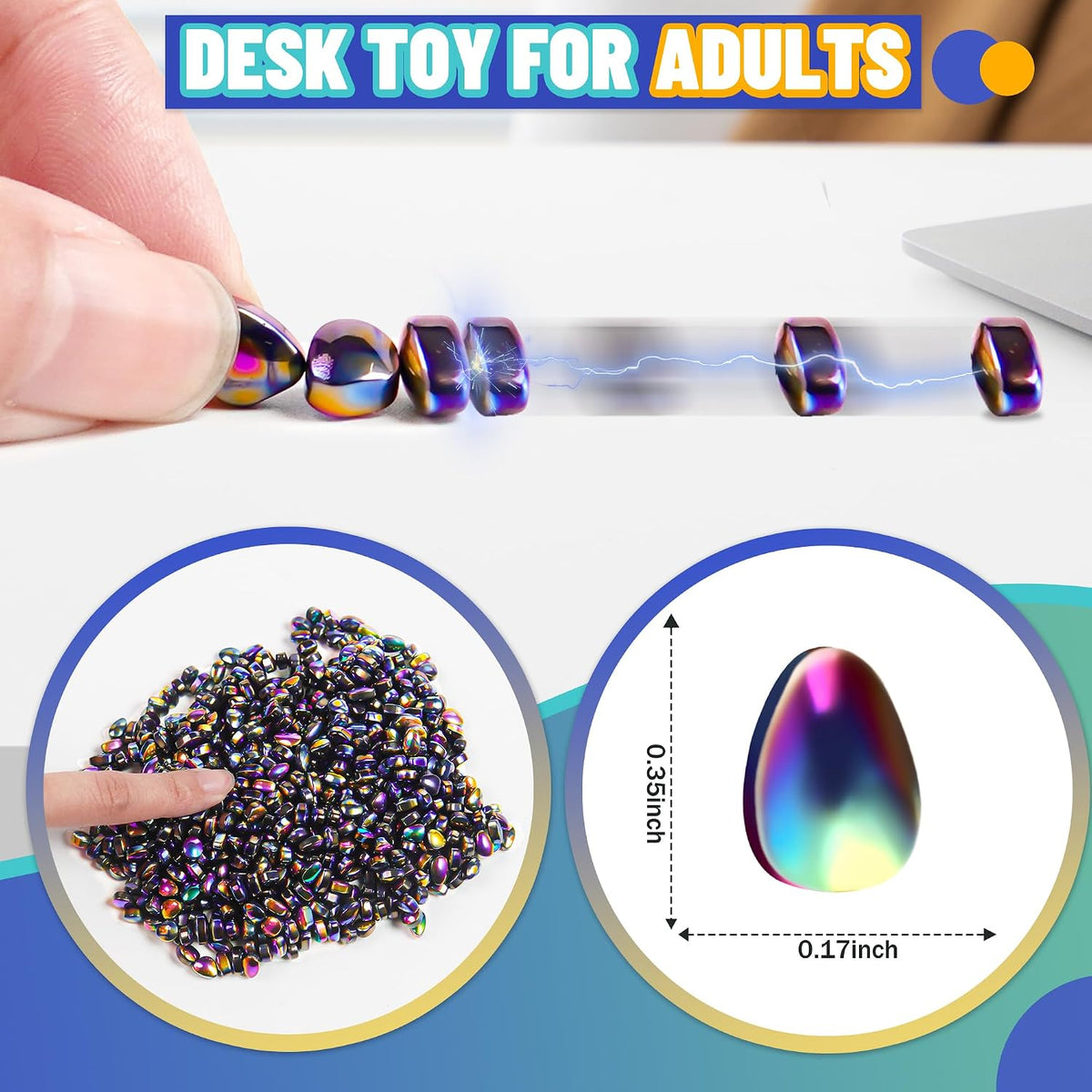 Juguetes para la ansiedad para adolescentes, niños y adultos, 1000...