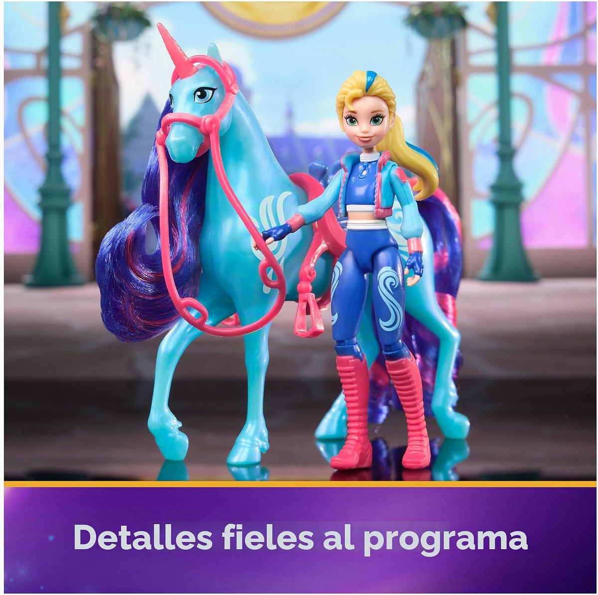 Unicorn Academy, Isabel &amp; River con 2 accesorios y herramienta...